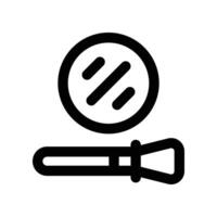 blush brush icon. line icon for your website, mobile, presentation, and logo design. vector