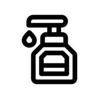 shampoo icon. line icon for your website, mobile, presentation, and logo design. vector
