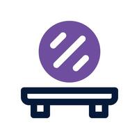 mirror icon. dual tone icon for your website, mobile, presentation, and logo design. vector