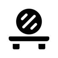 mirror icon. glyph icon for your website, mobile, presentation, and logo design. vector