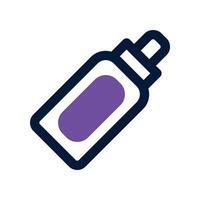 hair spray icon. dual tone icon for your website, mobile, presentation, and logo design. vector