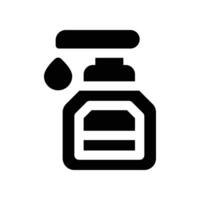 shampoo icon. glyph icon for your website, mobile, presentation, and logo design. vector