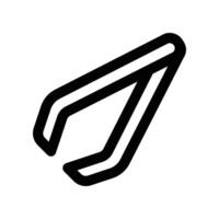 tweezer icon. line icon for your website, mobile, presentation, and logo design. vector