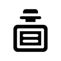 perfume icon. glyph icon for your website, mobile, presentation, and logo design. vector