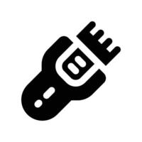hair clipper icon. glyph icon for your website, mobile, presentation, and logo design. vector