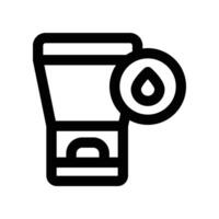 hair conditioner icon. line icon for your website, mobile, presentation, and logo design. vector