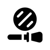 blush brush icon. glyph icon for your website, mobile, presentation, and logo design. vector