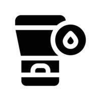 hair conditioner icon. glyph icon for your website, mobile, presentation, and logo design. vector