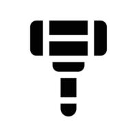 razor icon. glyph icon for your website, mobile, presentation, and logo design. vector