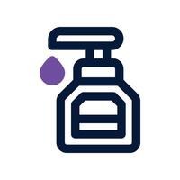 shampoo icon. dual tone icon for your website, mobile, presentation, and logo design. vector
