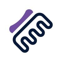 hair clip icon. dual tone icon for your website, mobile, presentation, and logo design. vector