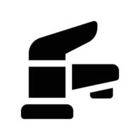 water tap icon. glyph icon for your website, mobile, presentation, and logo design. vector