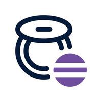 powder icon. dual tone icon for your website, mobile, presentation, and logo design. vector