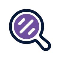 hand mirror icon. dual tone icon for your website, mobile, presentation, and logo design. vector
