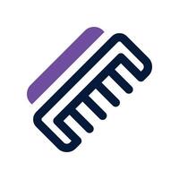 comb icon. dual tone icon for your website, mobile, presentation, and logo design. vector