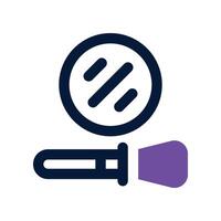 blush brush icon. dual tone icon for your website, mobile, presentation, and logo design. vector