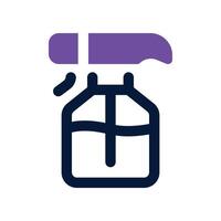 spray icon. dual tone icon for your website, mobile, presentation, and logo design. vector