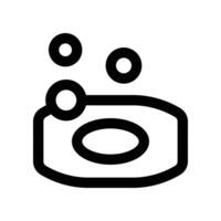 soap icon. line icon for your website, mobile, presentation, and logo design. vector