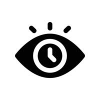 vision icon. glyph icon for your website, mobile, presentation, and logo design. vector