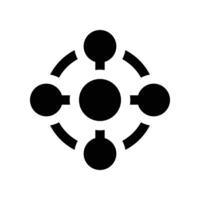 network icon. glyph icon for your website, mobile, presentation, and logo design. vector