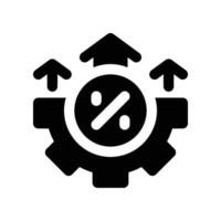 rate icon. glyph icon for your website, mobile, presentation, and logo design. vector