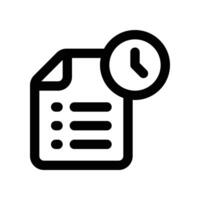 task icon. line icon for your website, mobile, presentation, and logo design. vector