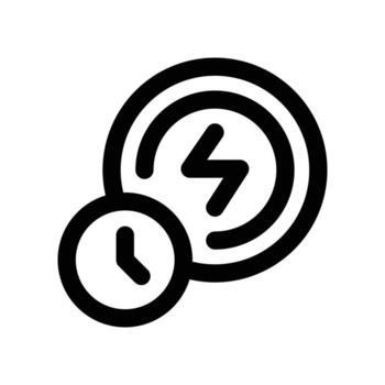 energy icon. line icon for your website, mobile, presentation, and logo design. vector