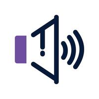 speaker icon. dual tone icon for your website, mobile, presentation, and logo design. vector