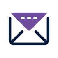 envelope icon. dual tone icon for your website, mobile, presentation, and logo design. vector