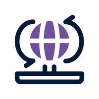 internet icon. dual tone icon for your website, mobile, presentation, and logo design. vector