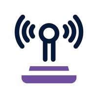 antenna icon. dual tone icon for your website, mobile, presentation, and logo design. vector