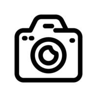 camera icon. line icon for your website, mobile, presentation, and logo design. vector