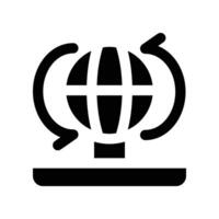 internet icon. glyph icon for your website, mobile, presentation, and logo design. vector