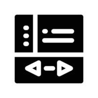 pager icon. glyph icon for your website, mobile, presentation, and logo design. vector