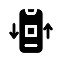 transfer icon. glyph icon for your website, mobile, presentation, and logo design. vector