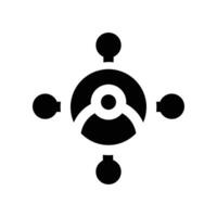 connect icon. glyph icon for your website, mobile, presentation, and logo design. vector