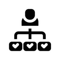multitask icon. glyph icon for your website, mobile, presentation, and logo design. vector