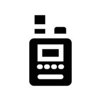 walkie icon. glyph icon for your website, mobile, presentation, and logo design. vector