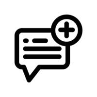 new message icon. line icon for your website, mobile, presentation, and logo design. vector
