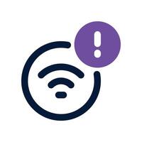 wifi icon. dual tone icon for your website, mobile, presentation, and logo design. vector