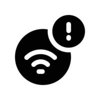 wifi icon. glyph icon for your website, mobile, presentation, and logo design. vector