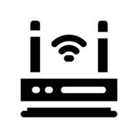 router icon. glyph icon for your website, mobile, presentation, and logo design. vector