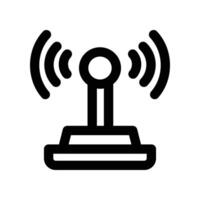 antenna icon. line icon for your website, mobile, presentation, and logo design. vector