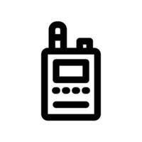 walkie icon. line icon for your website, mobile, presentation, and logo design. vector
