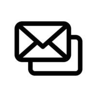 mail icon. line icon for your website, mobile, presentation, and logo design. vector