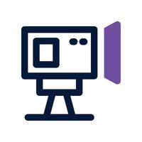 camera icon. dual tone icon for your website, mobile, presentation, and logo design. vector