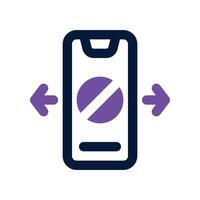 phone call icon. dual tone icon for your website, mobile, presentation, and logo design. vector