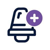 notifies icon. dual tone icon for your website, mobile, presentation, and logo design. vector