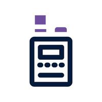 walkie icon. dual tone icon for your website, mobile, presentation, and logo design. vector