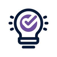 innovation icon. dual tone icon for your website, mobile, presentation, and logo design. vector